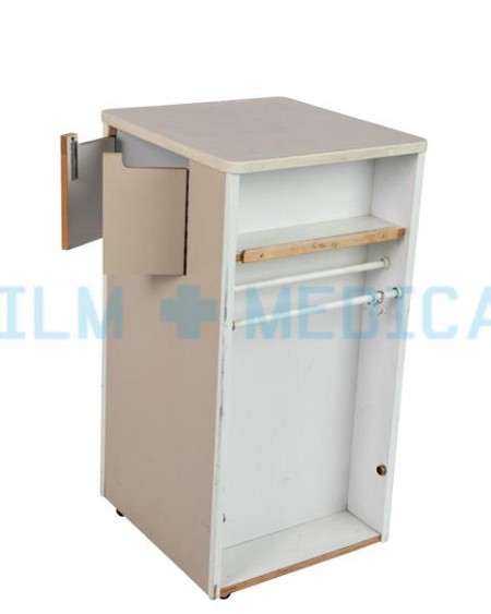 Hospital Bedside Cabinet in Grey